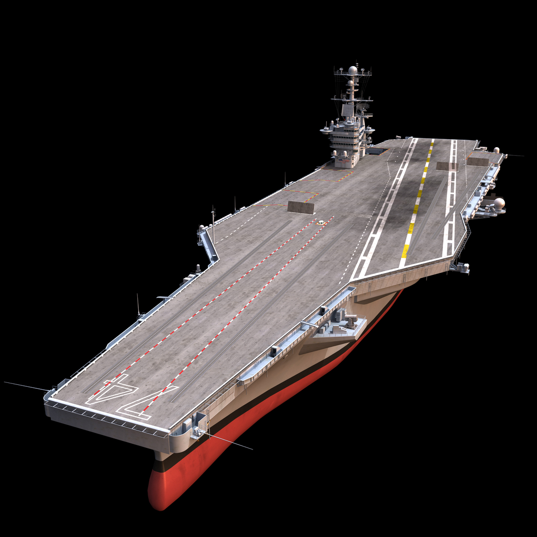 cvn 74 c aircraft carrier 3d obj