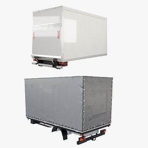 Van Box and Tautliner body PBR Textures