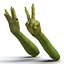 Orc Green Hands forradas para Cinema 4D