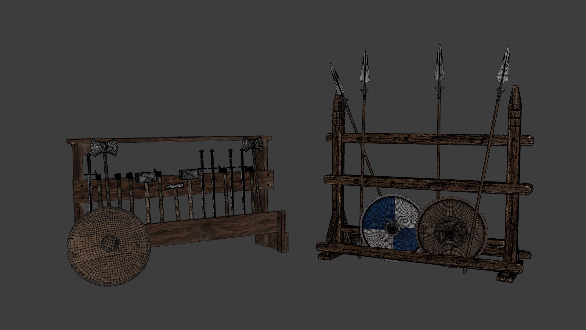 Medieval Weapon Stand low-poly 3d model 3D https://p.turbosquid.com/ts-thumb/Ee/NAaMdu/9B/uv/png/1783228569/1920x1080/fit_q87/5d3303297aef3164befca8291c33b97e6798383f/uv.jpg