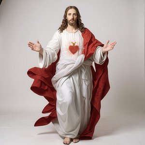 3D Sacred Heart of Jesus 3D Model
