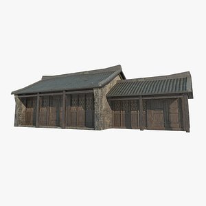 3D Ancient Asian Architecture Inn - TurboSquid 2122738