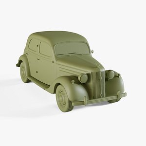 Ford V8 Pilot 1947 3D model