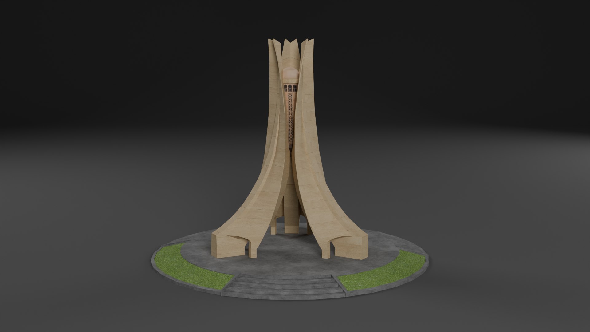 Landmark Architecture Pack Iraq India Morocco Algeria 3D model https://p.turbosquid.com/ts-thumb/Ee/ZT53ou/Us/maqam_echahid9/png/1740298391/1920x1080/fit_q87/b5fe11eb229a5e410973789a27f6c98f6a2dea4b/maqam_echahid9.jpg