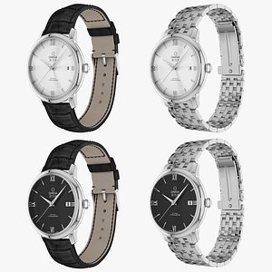 Omega De Ville Prestige Leather And Steel Strap