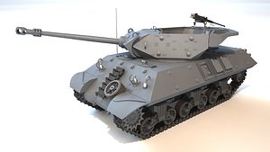 17pdr SP M10 Achilles Tank Destroyer 3D model