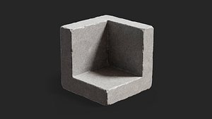 Concrete Pedestal 3D model