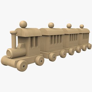 Wooden Train Toy