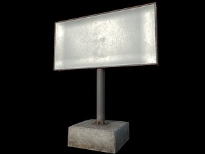 3D billboard model