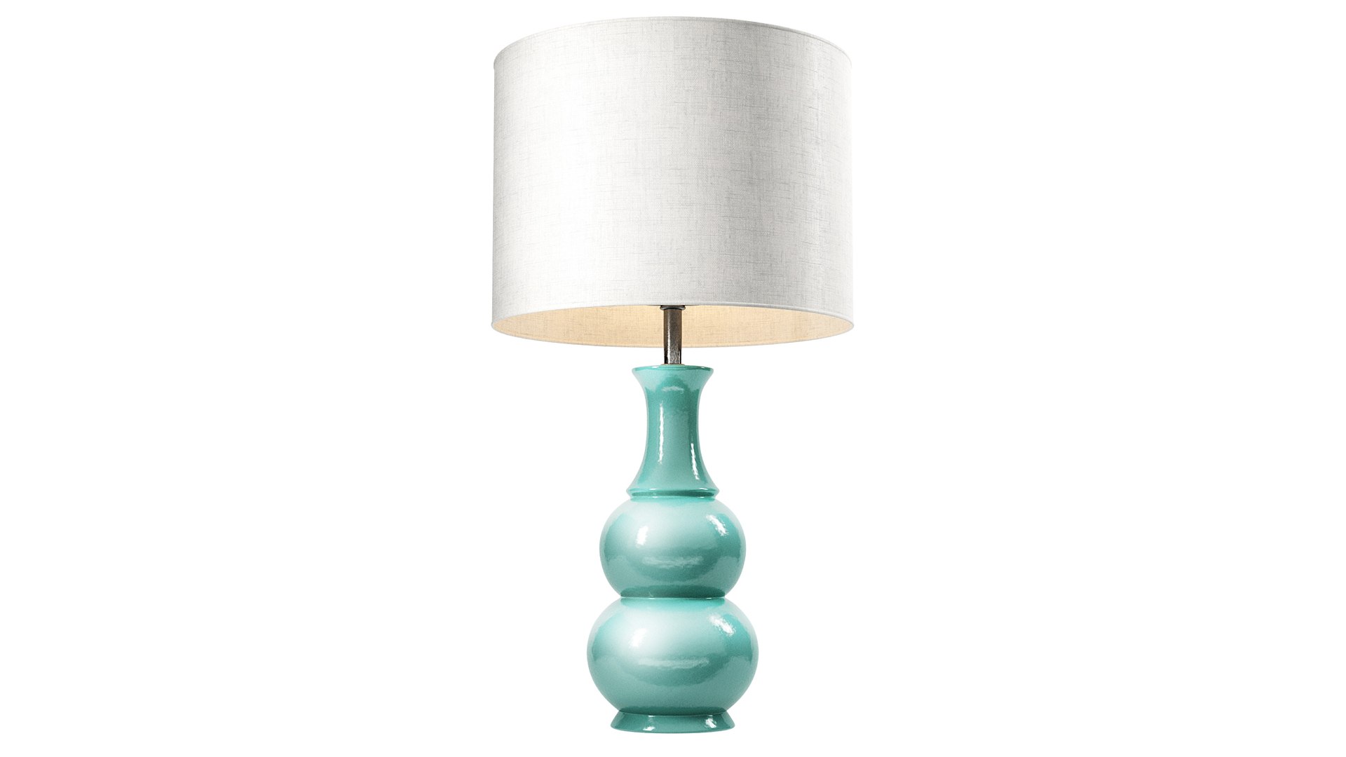 3D Purcellville Ceramic Table Lamp Model TurboSquid 2210682