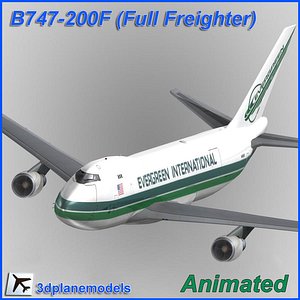 b747-200 747 3d model