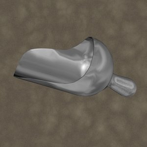 aluminum scoop zipped 3d model