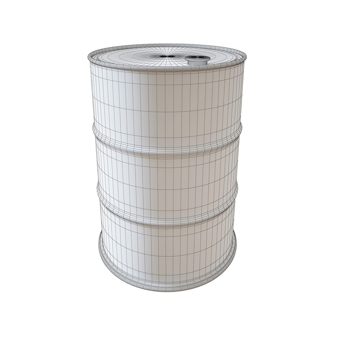 oil barrel 3D model https://p.turbosquid.com/ts-thumb/Ee/xAADd8/nQ0Bkwx1/wireframerender_03/jpg/1602484258/1920x1080/fit_q87/ff20cd92b253abd0e75b1e7bbc9d04bae5ffad28/wireframerender_03.jpg