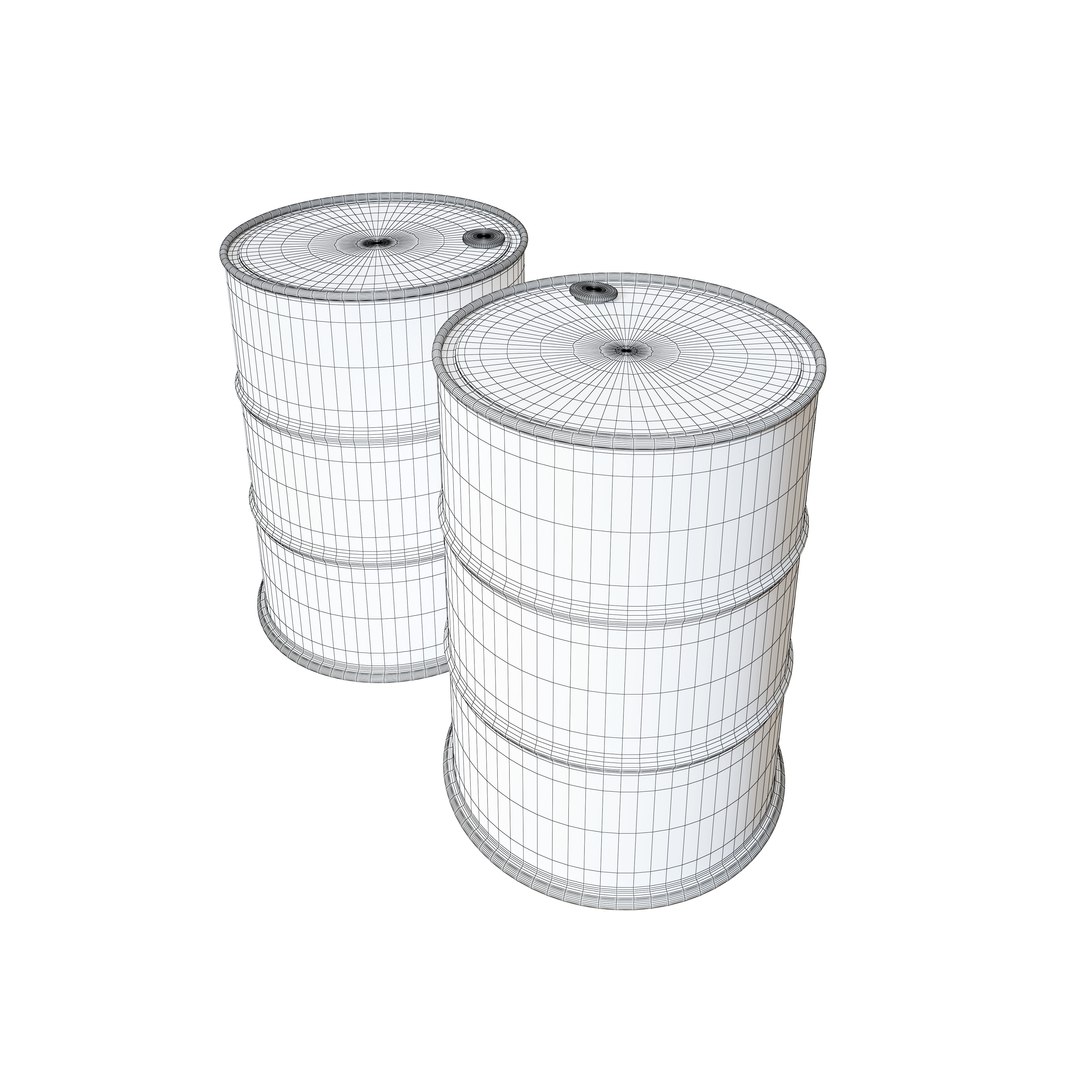 oil barrel 3D model https://p.turbosquid.com/ts-thumb/Ee/xAADd8/vXENthrT/wireframerender_06/jpg/1602484141/1920x1080/fit_q87/bf6d56243c26109c0d93a769d3c8c1dd55f416a4/wireframerender_06.jpg