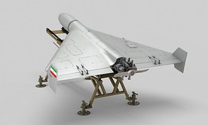 Shahed 136 Iran UAV Drone and Launch Ramp