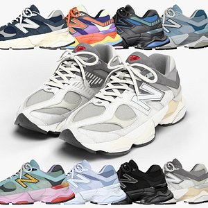 3D New Balance 9060 sneaker model