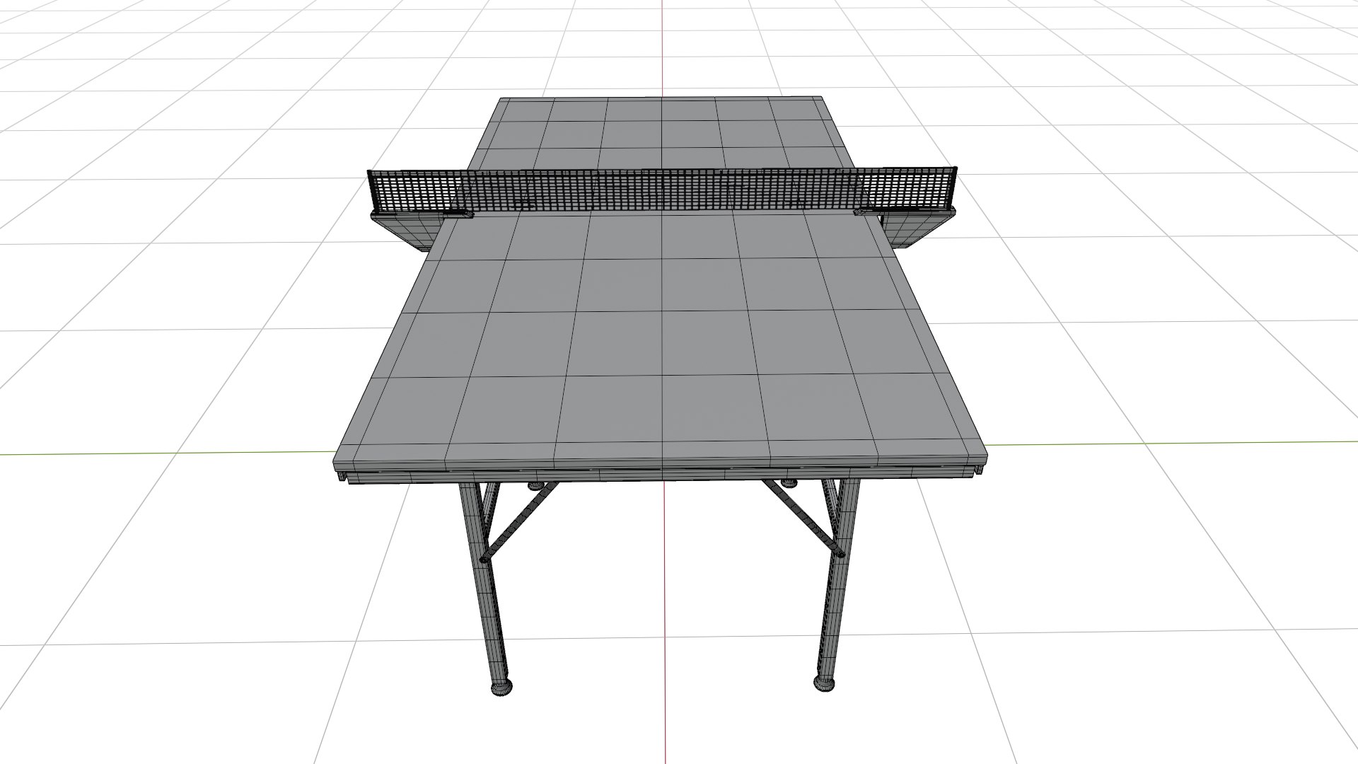 3D Model Table Tennis - TurboSquid 2091550