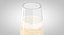 3D champagne flute