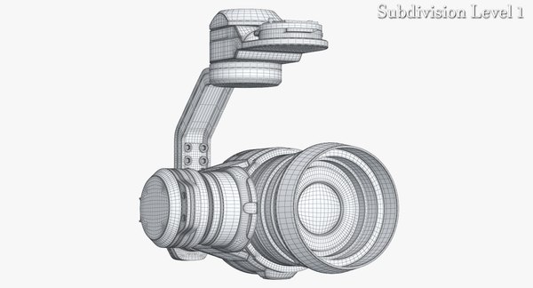 3d model camera zenmuse x5