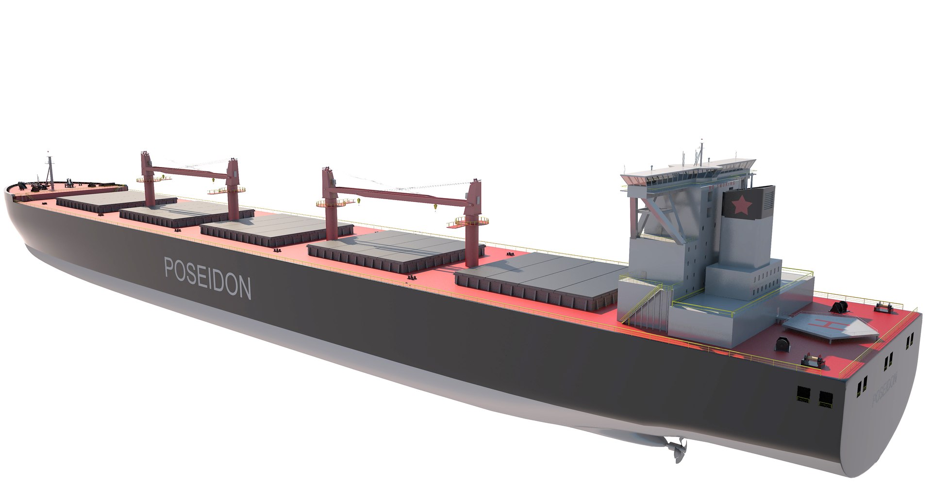 Bulk carrier lng tanker ship 3D model - TurboSquid 1477328