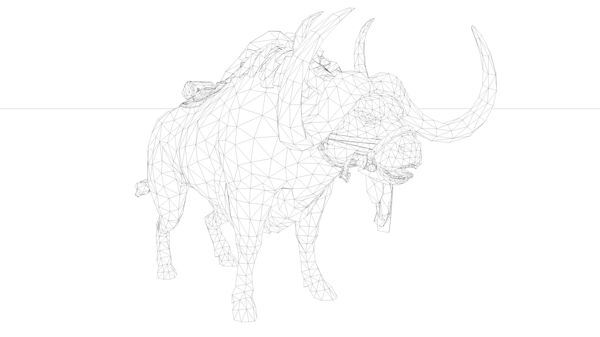 Buffalo Model - TurboSquid 2373709