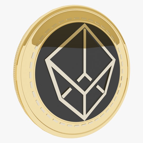 3D FIBOS Cryptocurrency Gold Coin