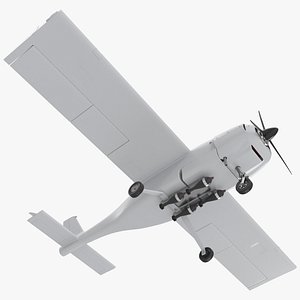 3D Combat Drone model
