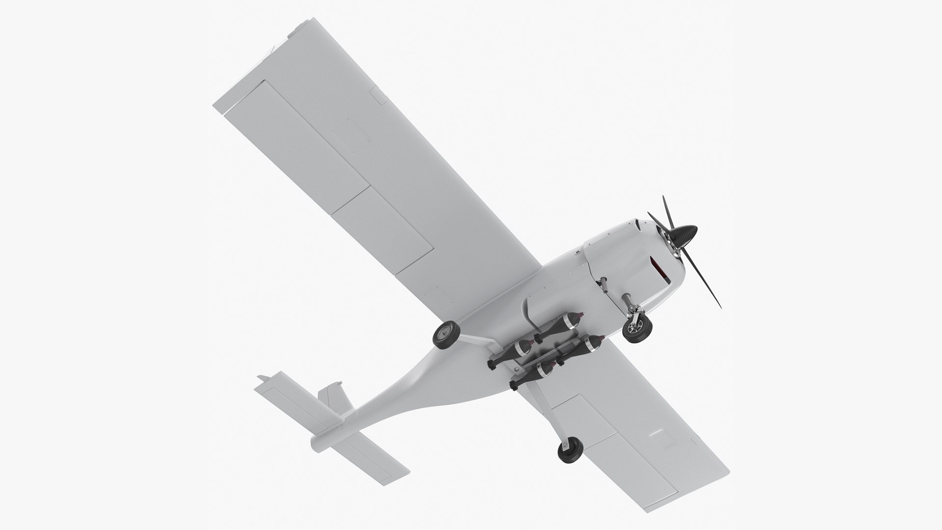 Combat Drone 3D model preview