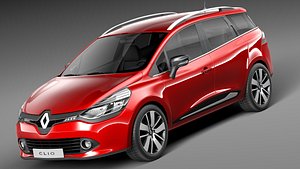 3d renault clio 2013 estate