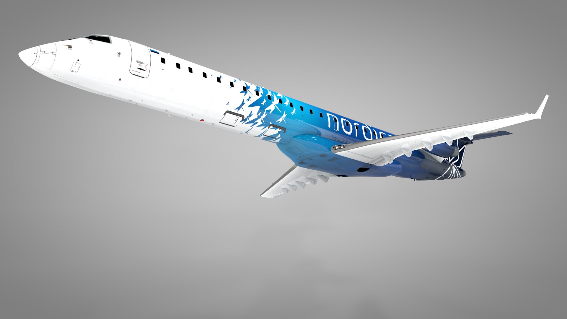 3D Nordica CRJ-900 - TurboSquid 2210379