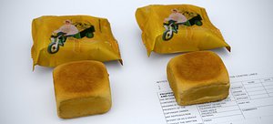 3D PINEAPPLE MOON CAKE B 2024 model