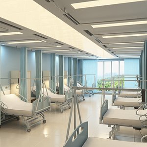 recovery room 3d model