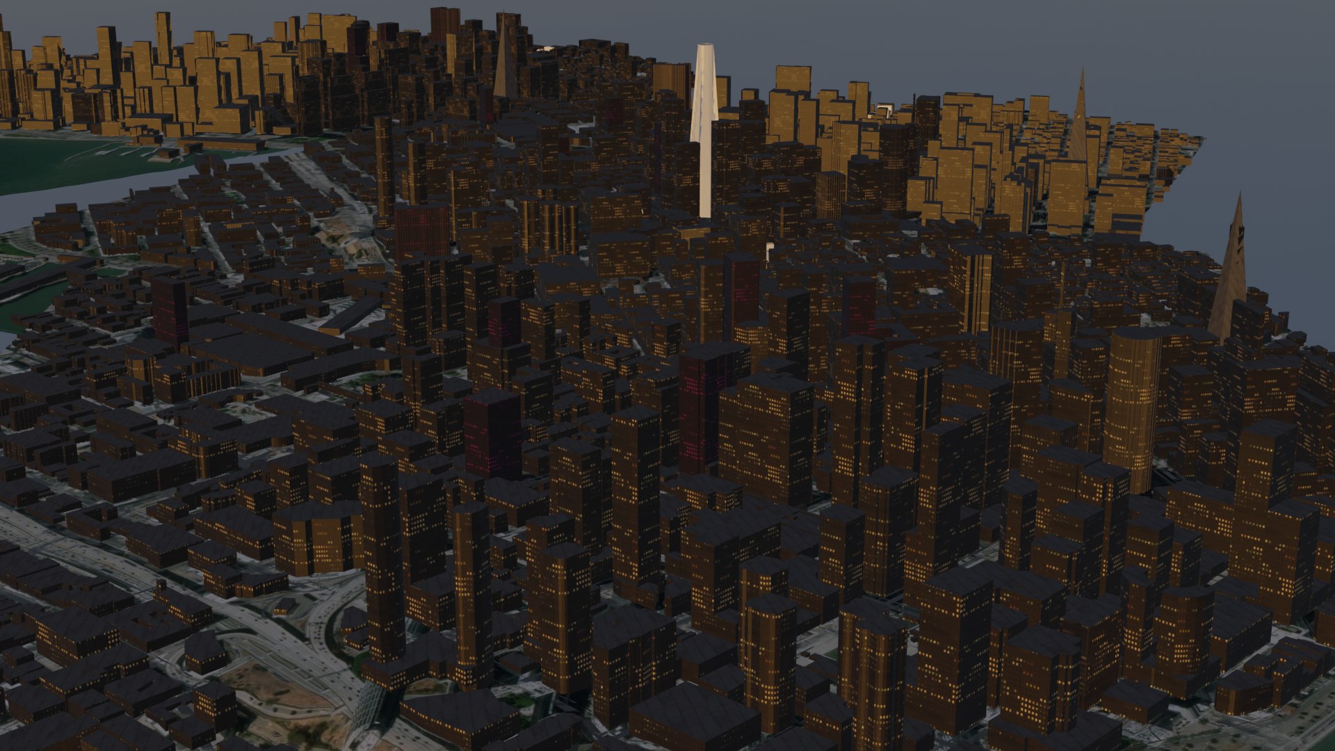 3D City Model - TurboSquid 2037044
