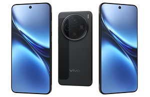 Vivo X200 Black Low Poly