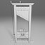 guillotine 3D model