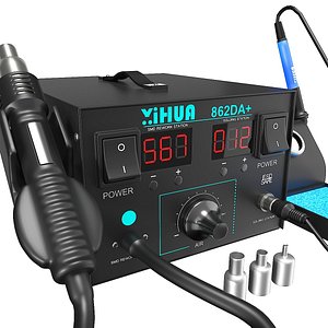 SMD Rework  and Soldering station 3D model
