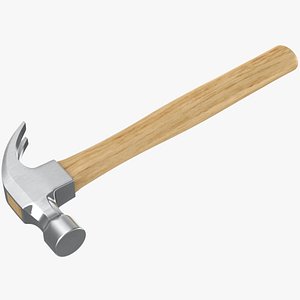 realistic claw hammer 3D model