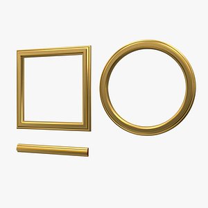 Smooth Cornice M707 3D model