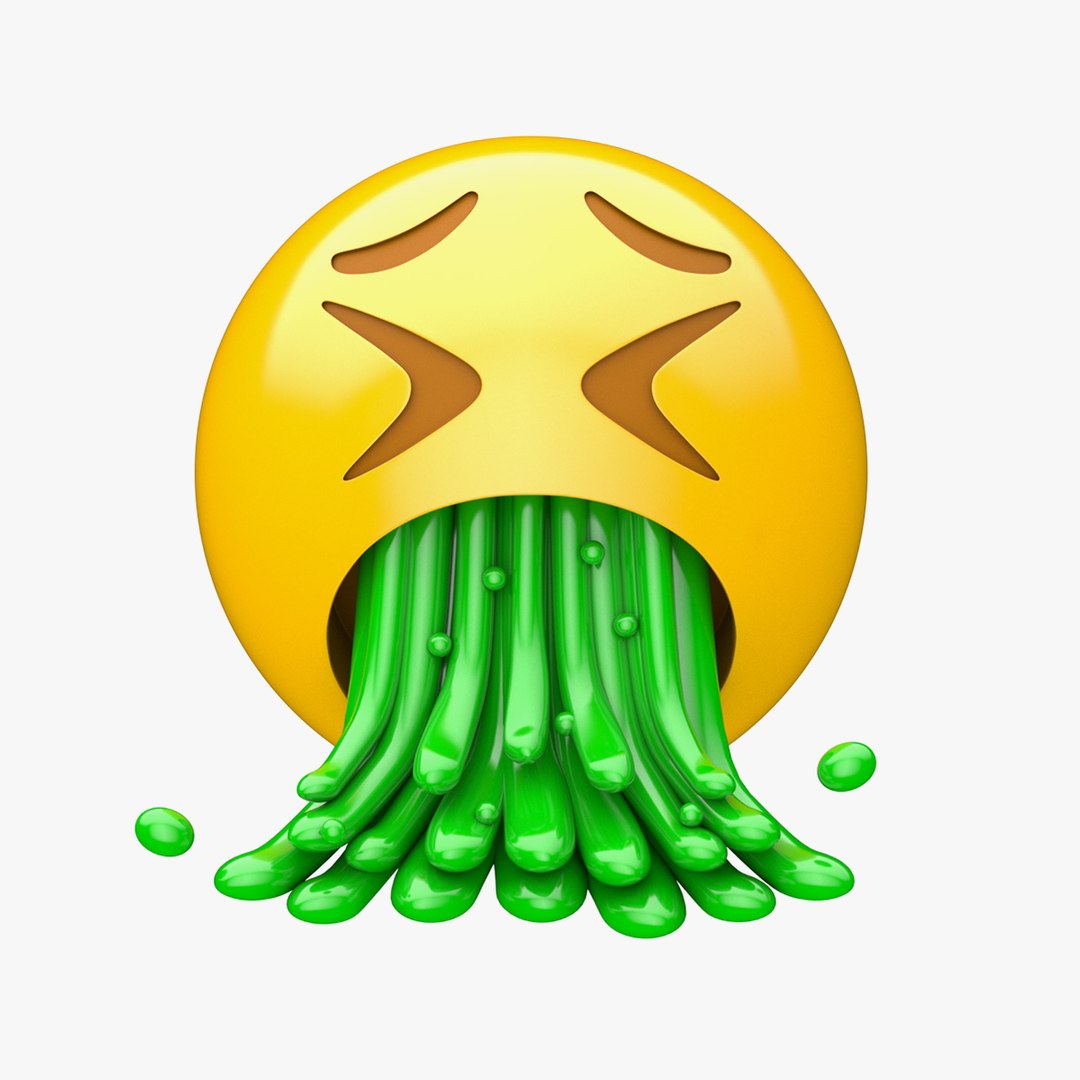 3D Apple Face Vomiting - TurboSquid 1739833