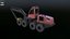 3D model Generic Modern Forestry Harvester - Old