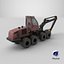 3D model Generic Modern Forestry Harvester - Old