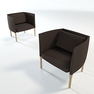 3d model elsie armchair paola lenti