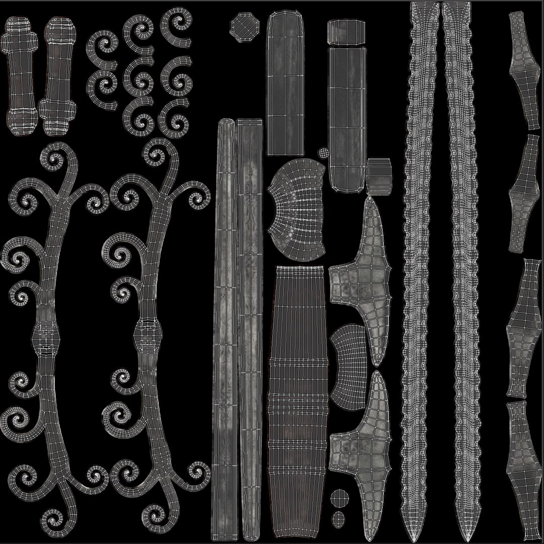 Sword Flamberge 3D Model - TurboSquid 1685145