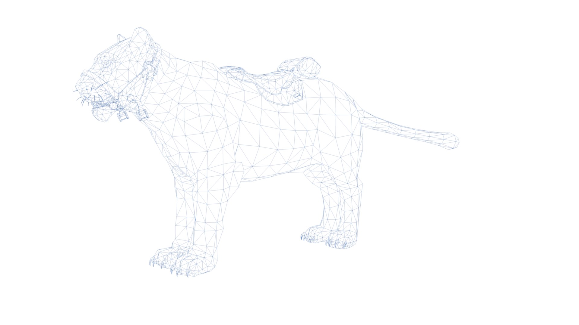 3D Tiger Rigged - TurboSquid 2186684
