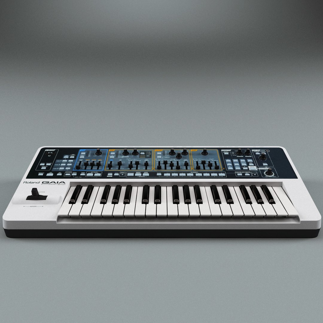 3d Synth Roland Sh01