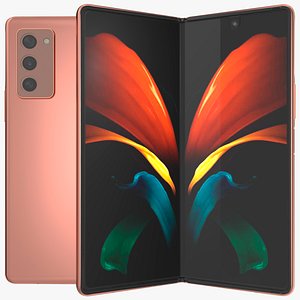 Samsung Z Fold 2 Bronze Rigged