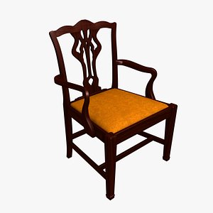 3ds max period dining chair