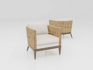 3D Lounge Chair model