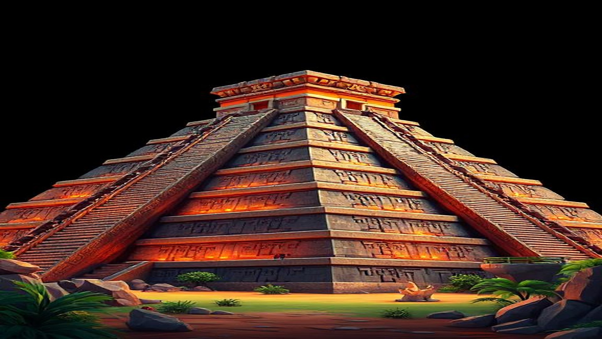 Maya Pyramid 3D Model - TurboSquid 2383257