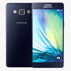 3d samsung galaxy midnight black model